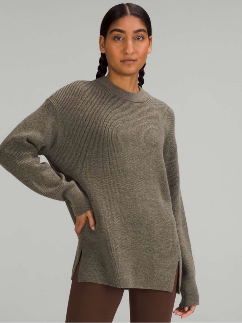 Lululemon Merino Wool-Blend Ribbed
Crewneck Sweater